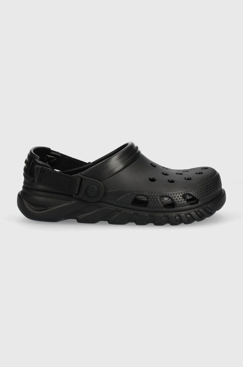 Šľapky Crocs Duet Max II Clog dámske, čierna farba, na platforme, 208776