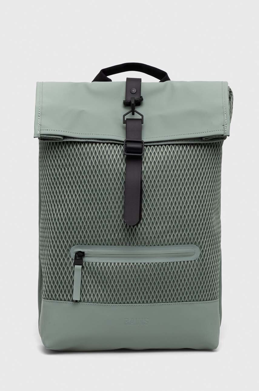 Ruksak Rains 13340 Backpacks zelená farba, veľký, jednofarebný