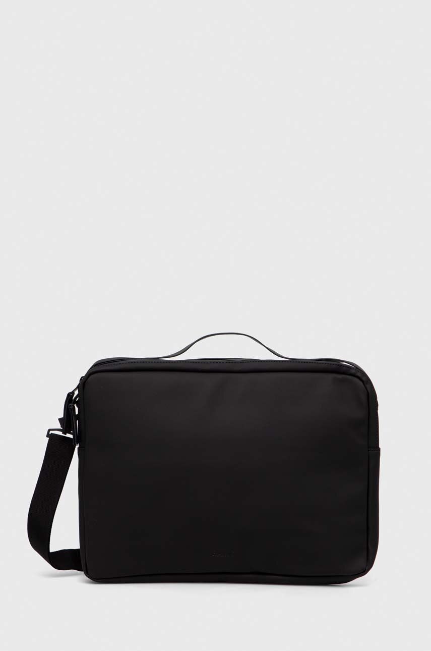 Taška na notebook Rains 13290 Messenger Bags čierna farba