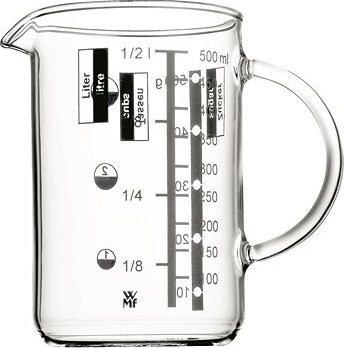 WMF 0605962000 Sklenená odmerka 0,5 l