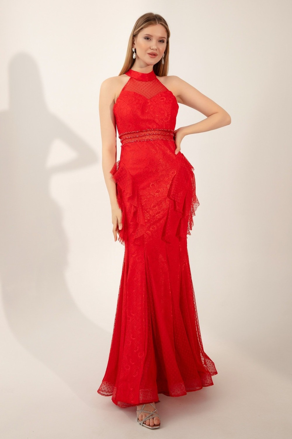 Lafaba Evening & Prom Dress - Red - Mermaid