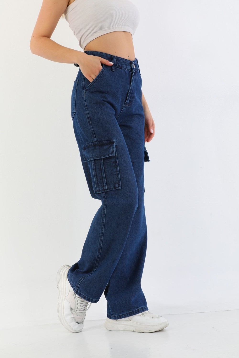 BİKELİFE Pants - Dark blue - Cargo