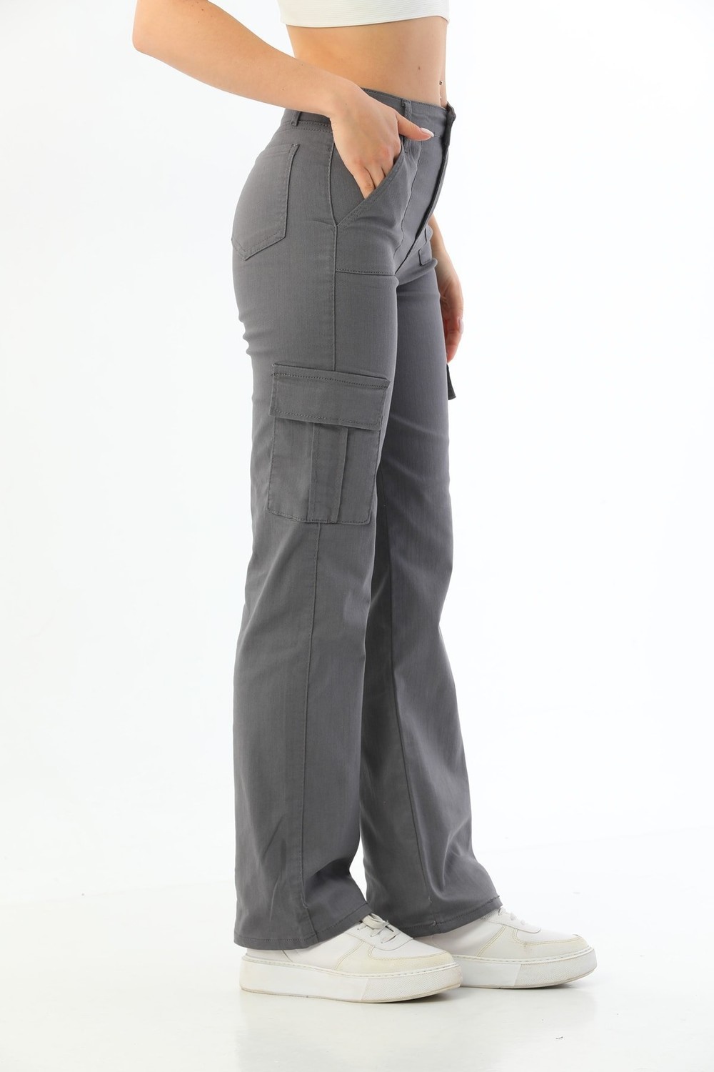 BİKELİFE Pants - Gray - Cargo