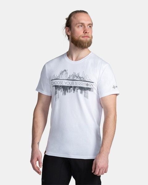 Men's cotton T-shirt KILPI CHOOSE-M White