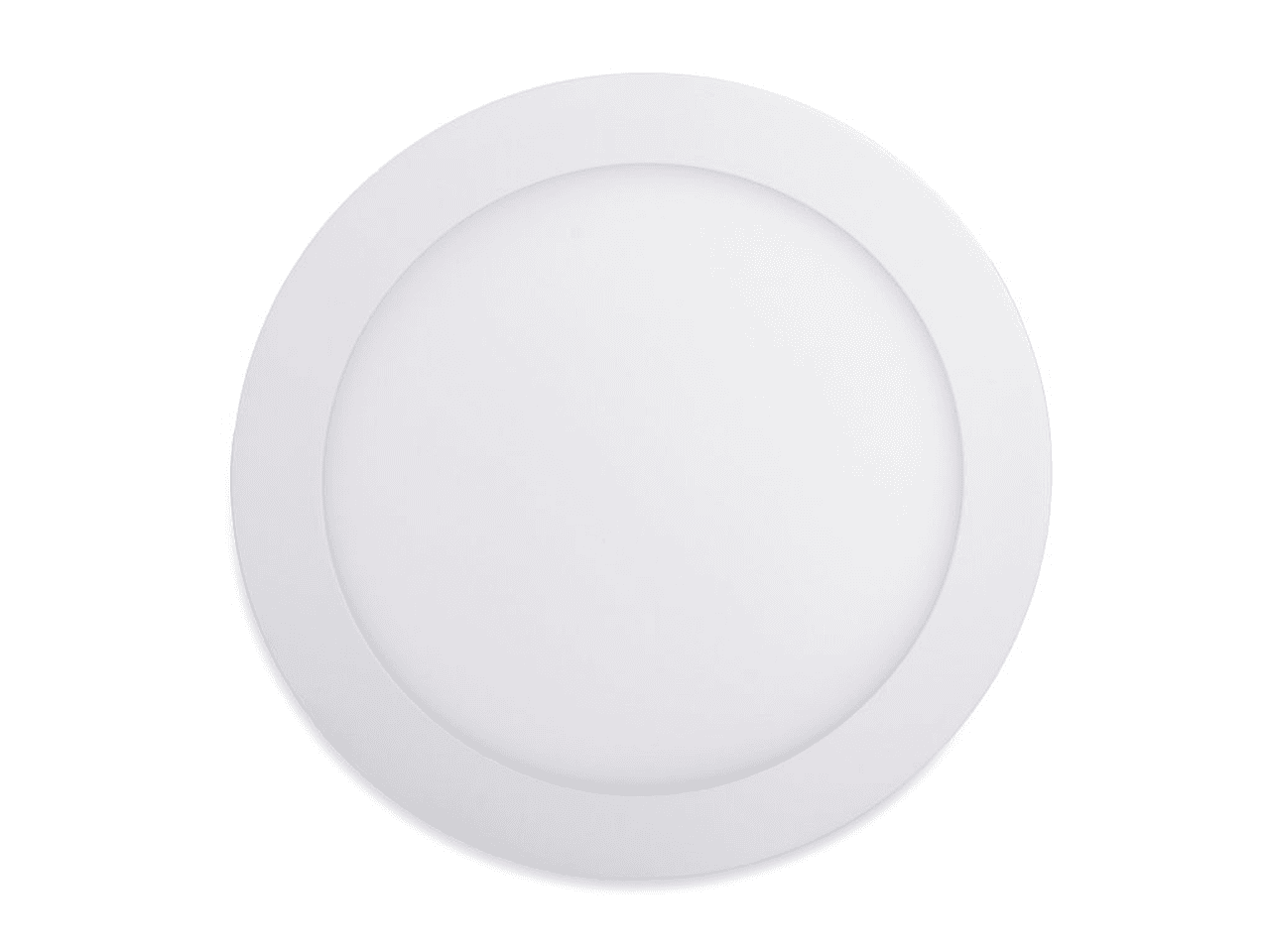 LED Solution Biely vstavaný LED panel guľatý 300mm 24W Economy Farba svetla: Teplá biela 7867