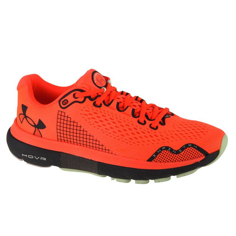 Pánske bežecké topánky Hovr Infinite 4 M 3024897-601 neon oranžová - Under Armour 40.5 neonová oranžová