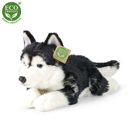 Rappa Plyšový pes husky 36 cm ECO-FRIENDLY