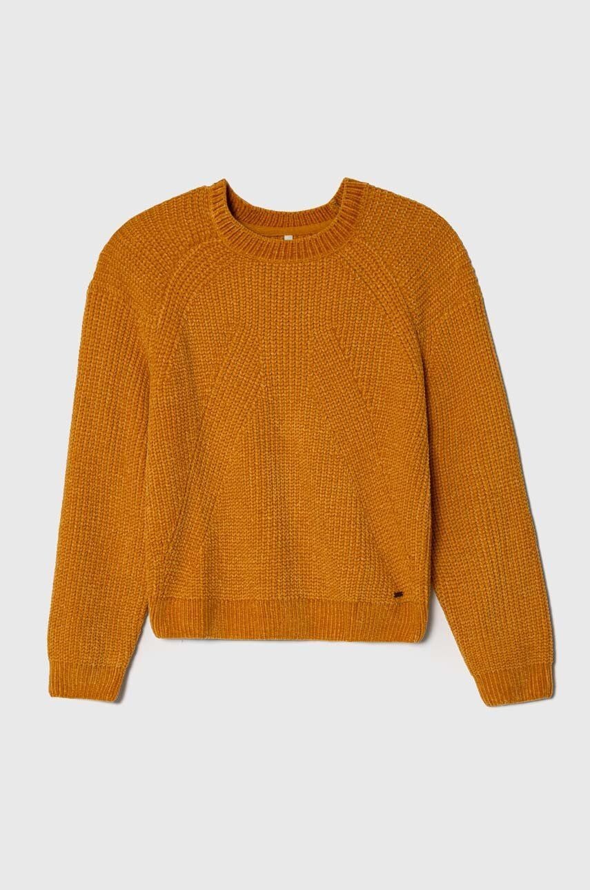 Detský sveter Pepe Jeans oranžová farba, teplý