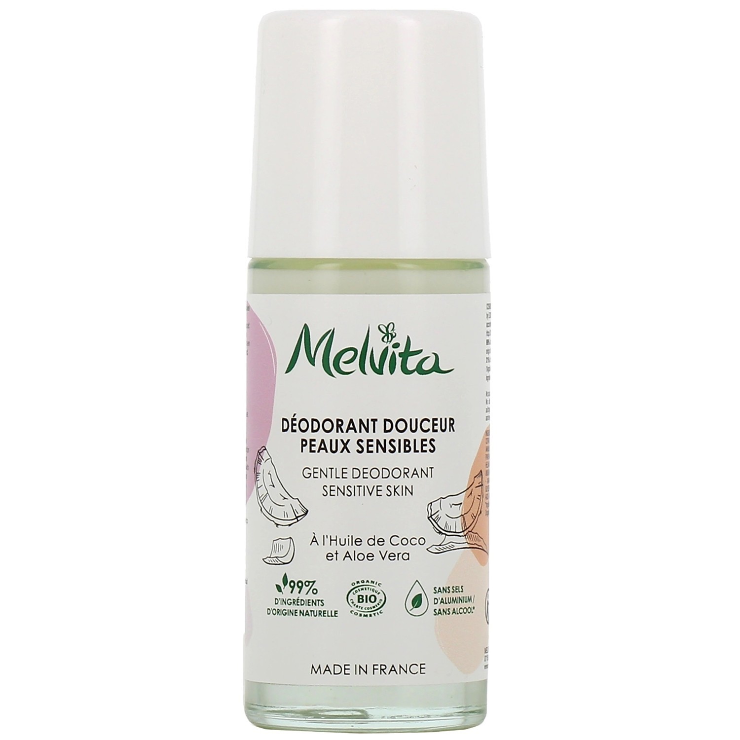 Melvita Organický guličkový dezodorant (Gentle Deodorant) 50 ml