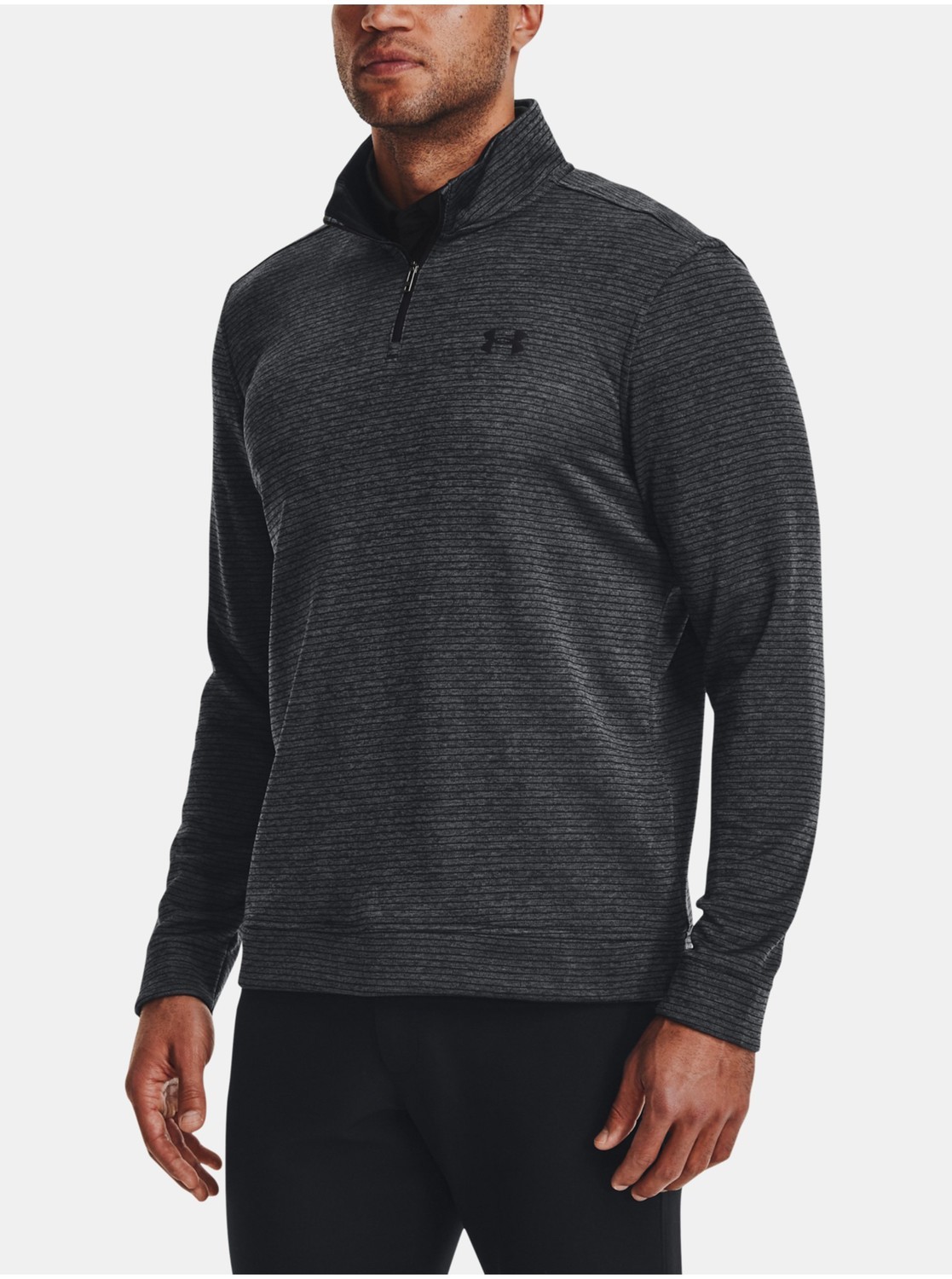 Čierna pánska mikina Under Armour UA Storm SweaterFleece QZ