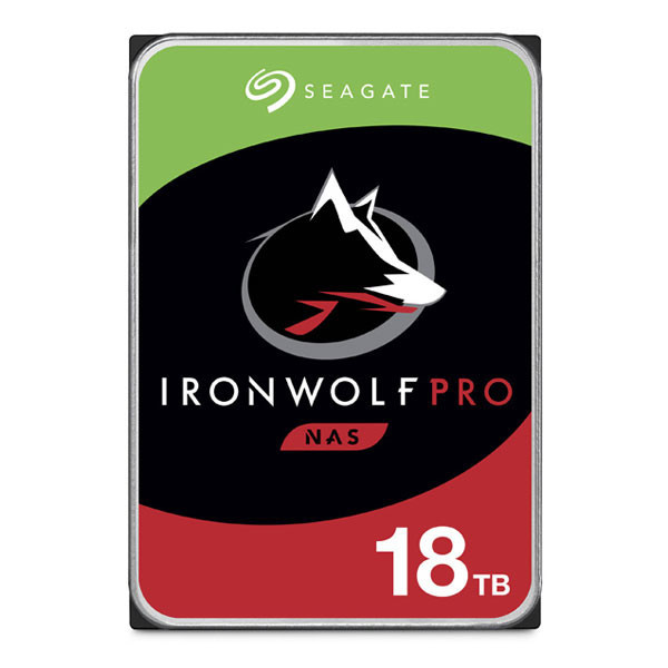 Seagate Ironwolf Pro NAS HDD 18 TB SATA ST18000NT001