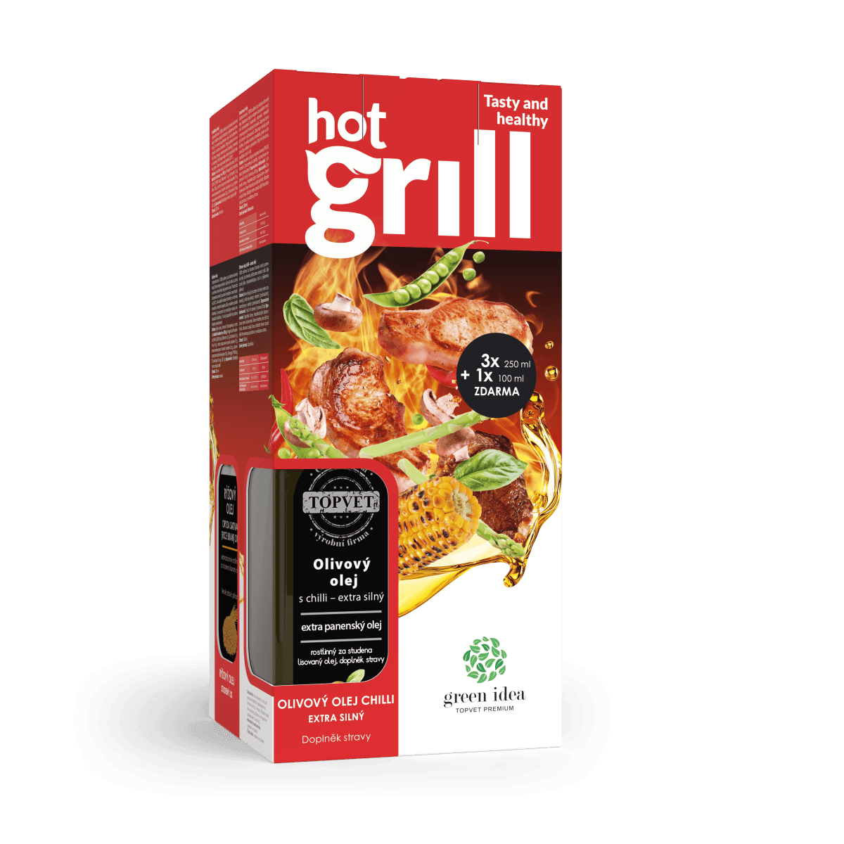 TOPVET Hot grill 3+1 zadarmo 1 ks