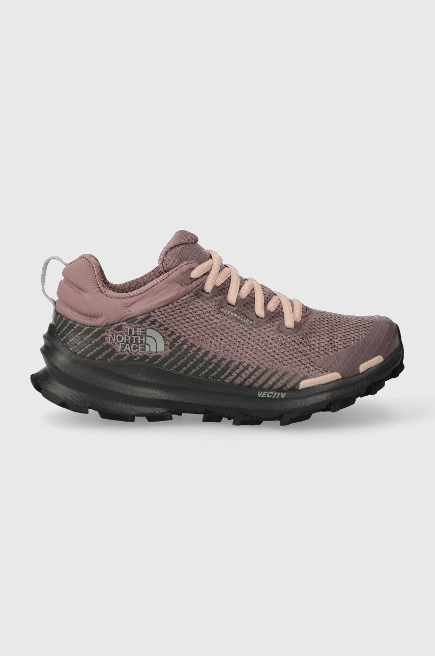 Topánky The North Face Vectiv Fastpack Futurelight dámske, bordová farba