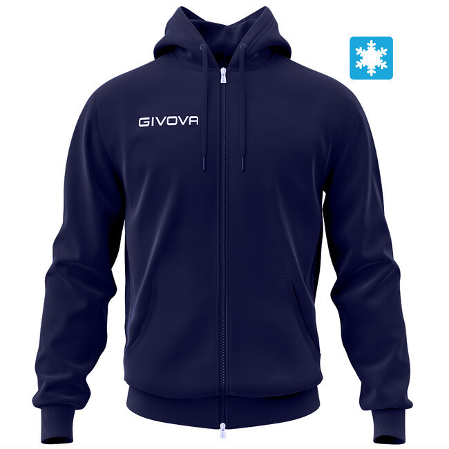FELPA KING FULLZIP BLU Tg. 2XL
