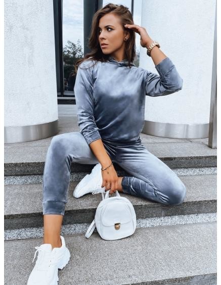 Dámska velúrová luxusná súprava SO COMFY graphite