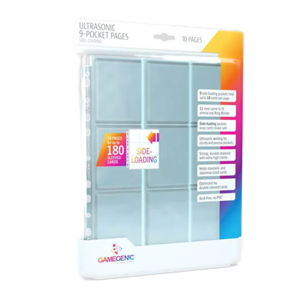 Ultimate Guard Stránka do alba Gamegenic Ultrasonic 9-Pocket Side-loading Pages (10 ks)