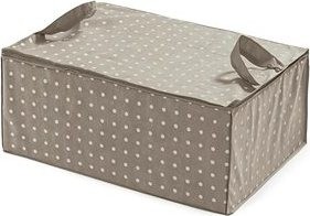 Compactor, textilný úložný box na perinu Rivoli 70 × 50 × 30 cm, hnedý