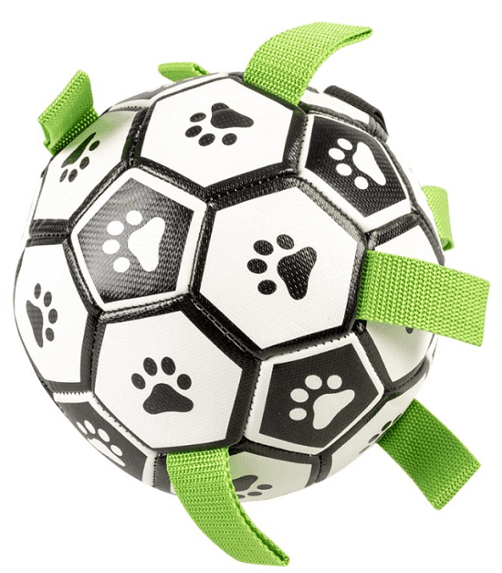 Hračka DUVO+ Lopta futbalová pre psy, mix farieb 18cm