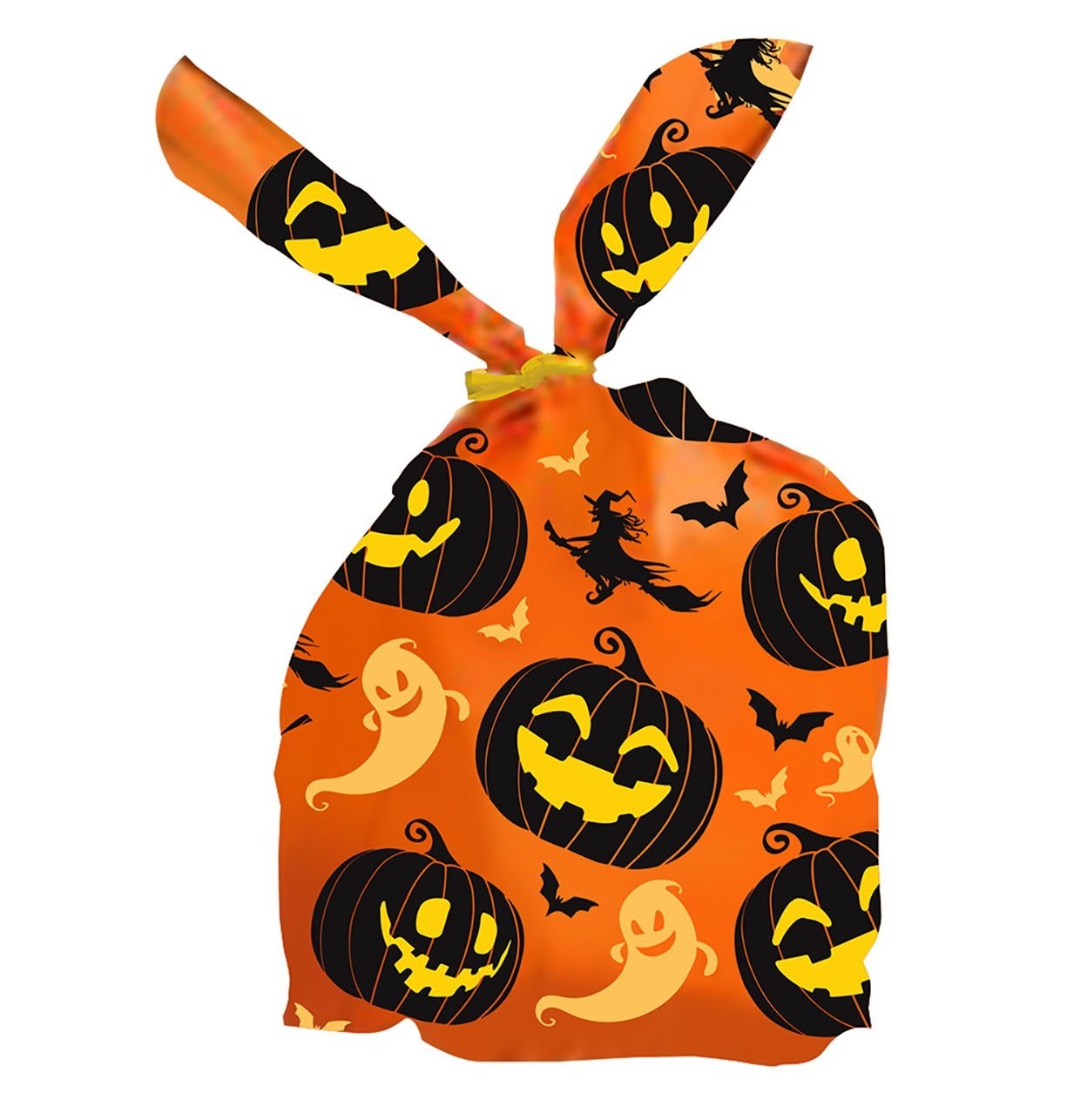 Guirca Vrecúško na sladkosti - oranžové na Halloween