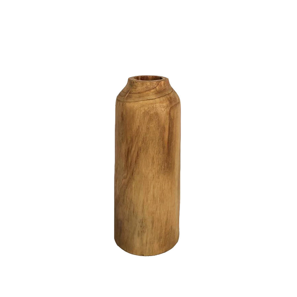 Ambia Home VÁZA, drevo, plast, 25 cm