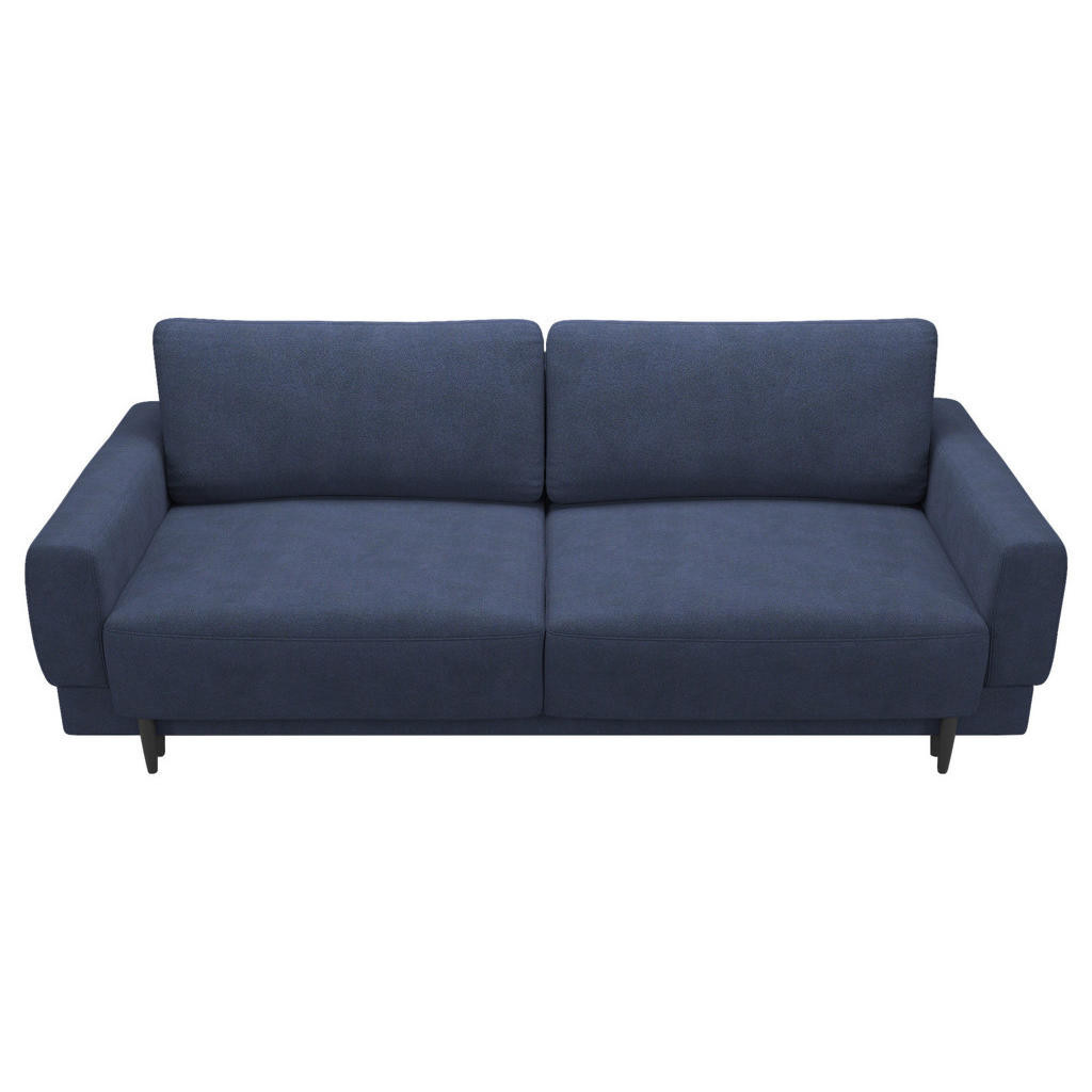 MID.YOU ROZKLADACIA POHOVKA, textil, tmavomodrá