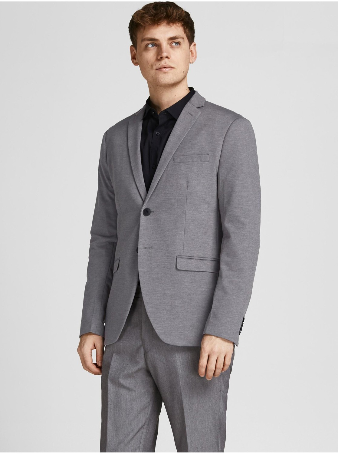 Šedé pánske sako Jack & Jones Franco