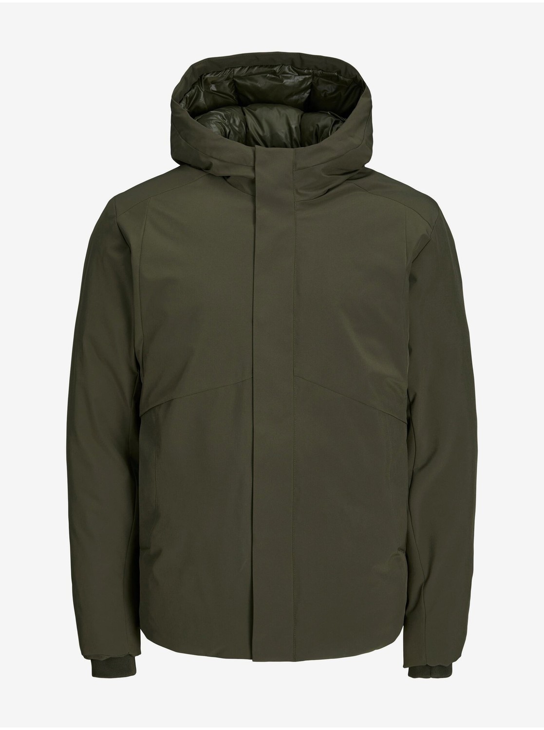 Kaki pánska zimná bunda Jack & Jones Keen