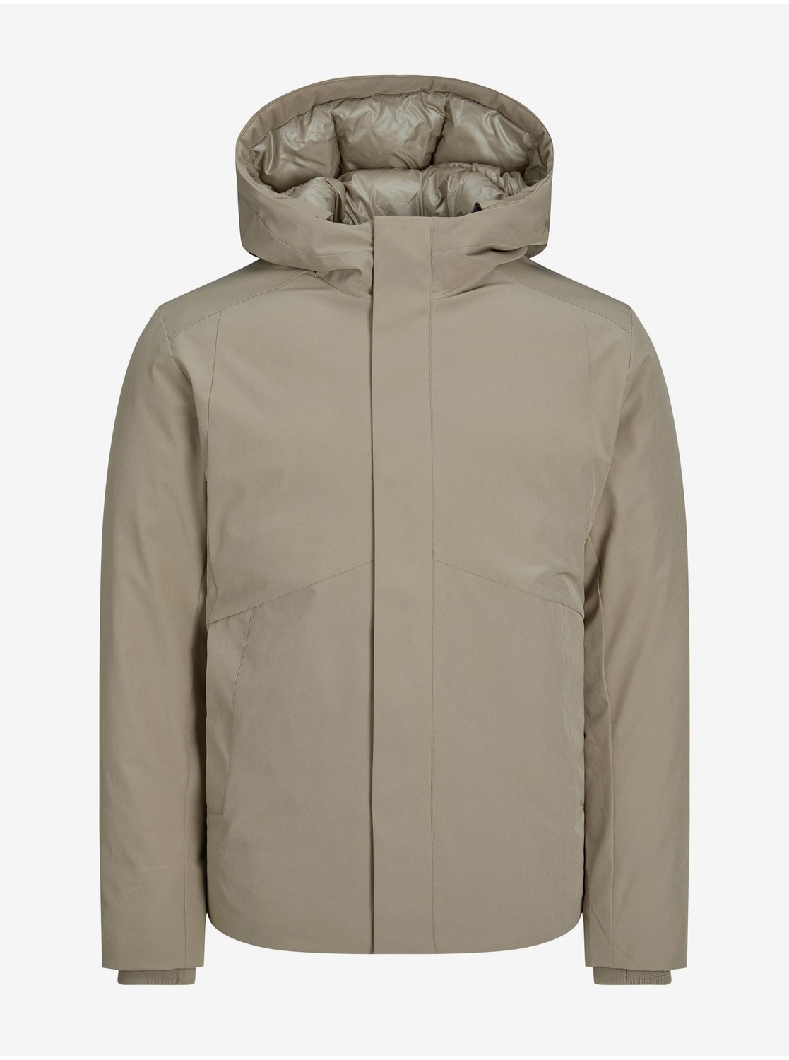 Béžová pánska zimná bunda Jack & Jones Keen