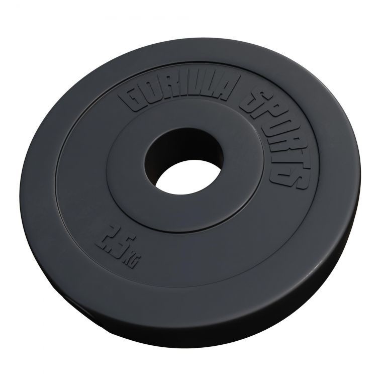 Gorilla Sports Činkový kotúč Olympia, plast, 2,5 kg