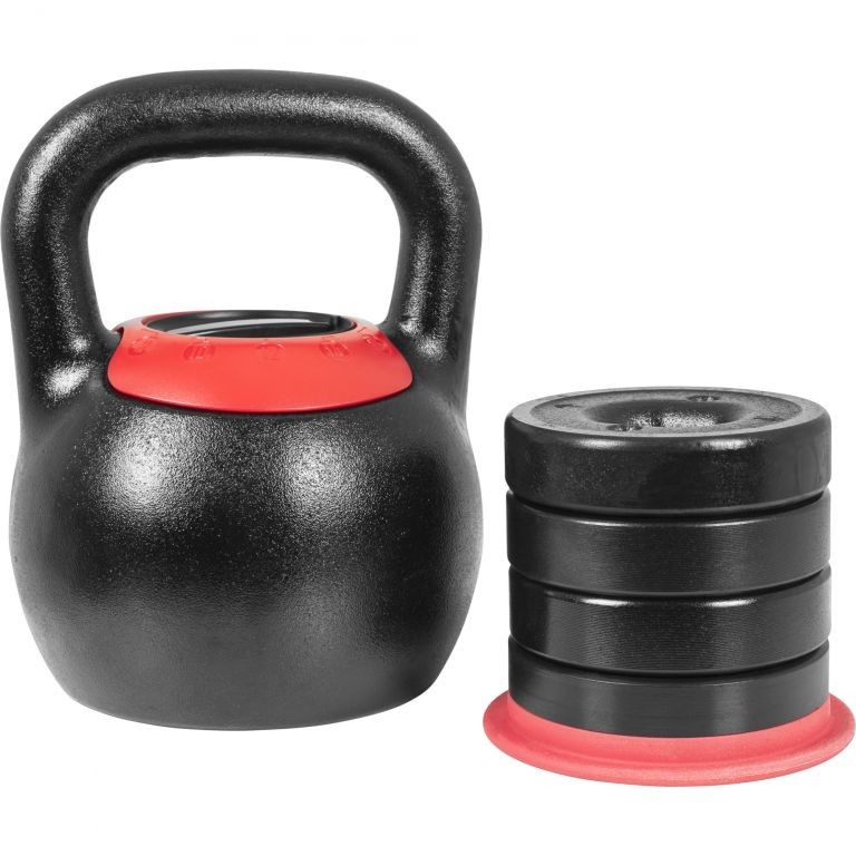 Gorilla Sports Kettlebell, nastaviteľná hmotnosť 8 - 16 kg