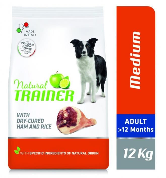Trainer Natural Adult Medium Prosciutto - 12 kg