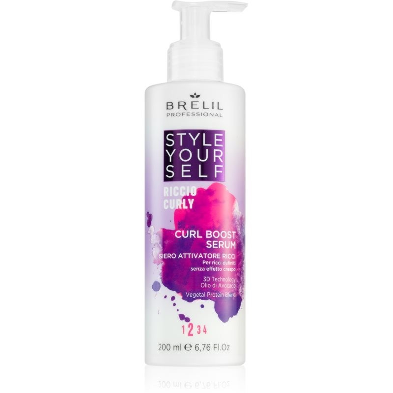 Brelil Numéro Style YourSelf Curl Boost Serum sérum pre vlnité vlasy 200 ml