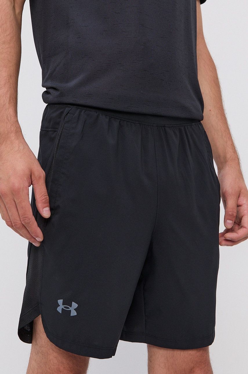 Šortky Under Armour 1361493 pánske, čierna farba