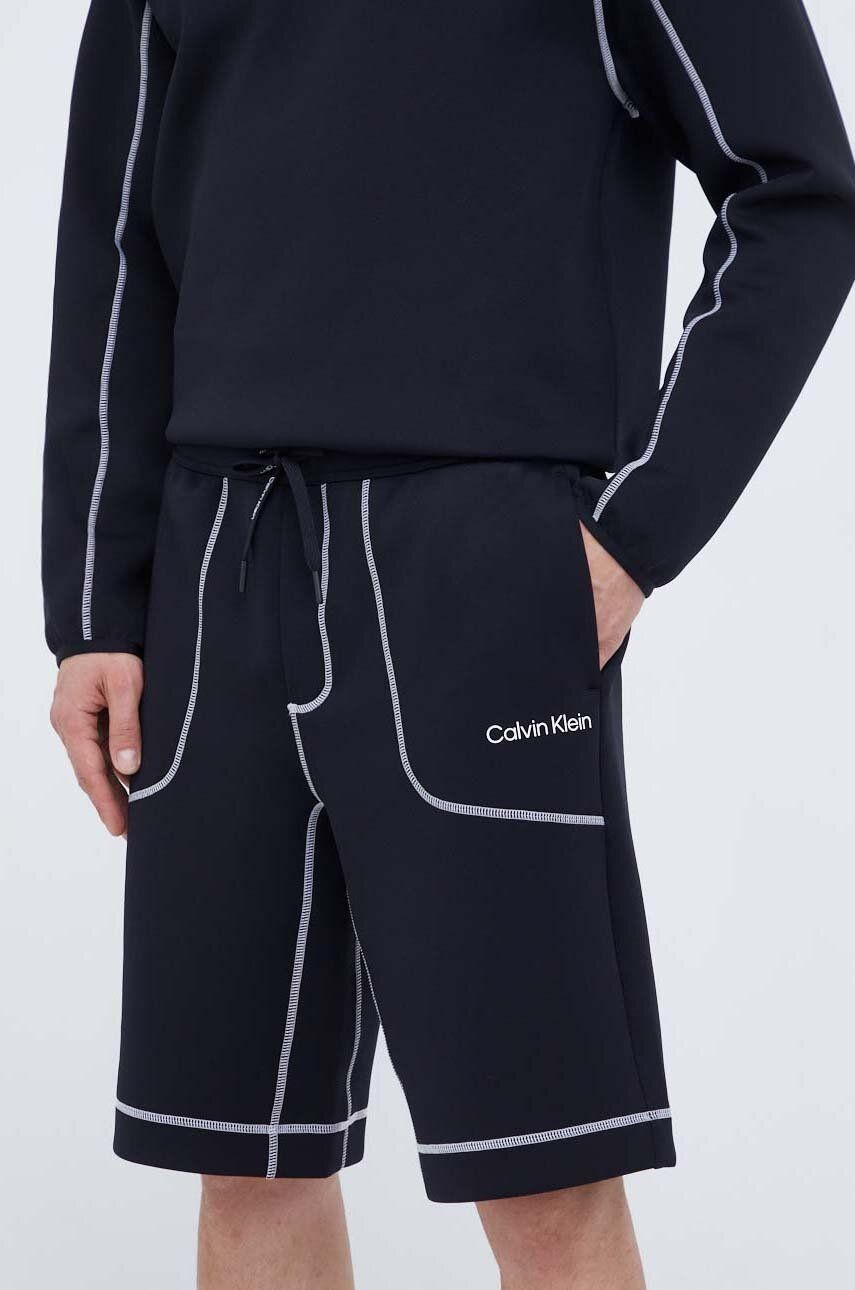 Tréningové šortky Calvin Klein Performance čierna farba