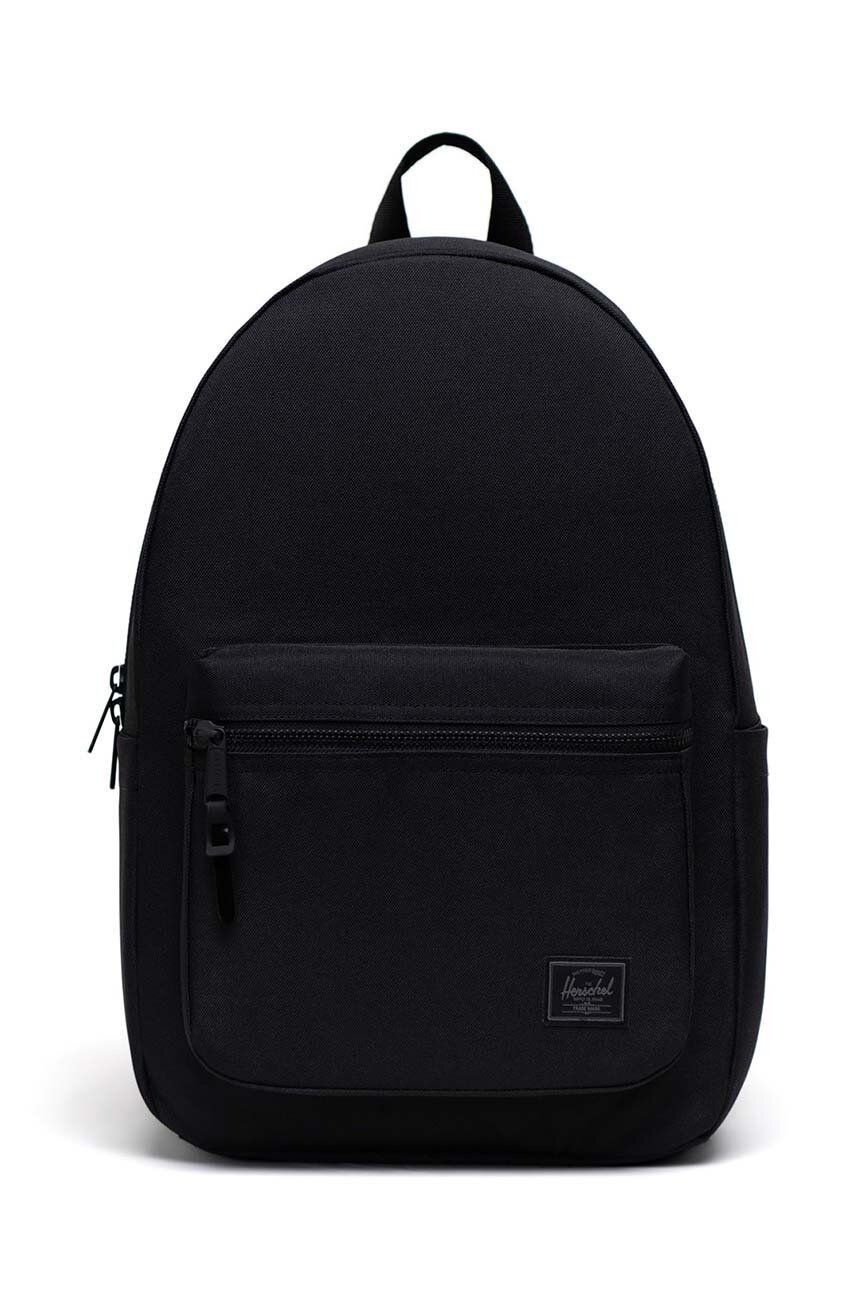 Ruksak Herschel Settlement Backpack čierna farba, veľký, jednofarebný