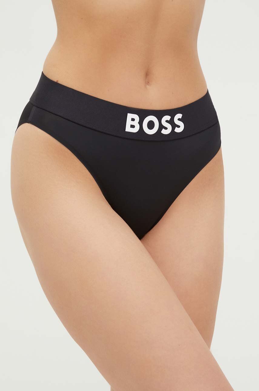 Nohavičky BOSS čierna farba