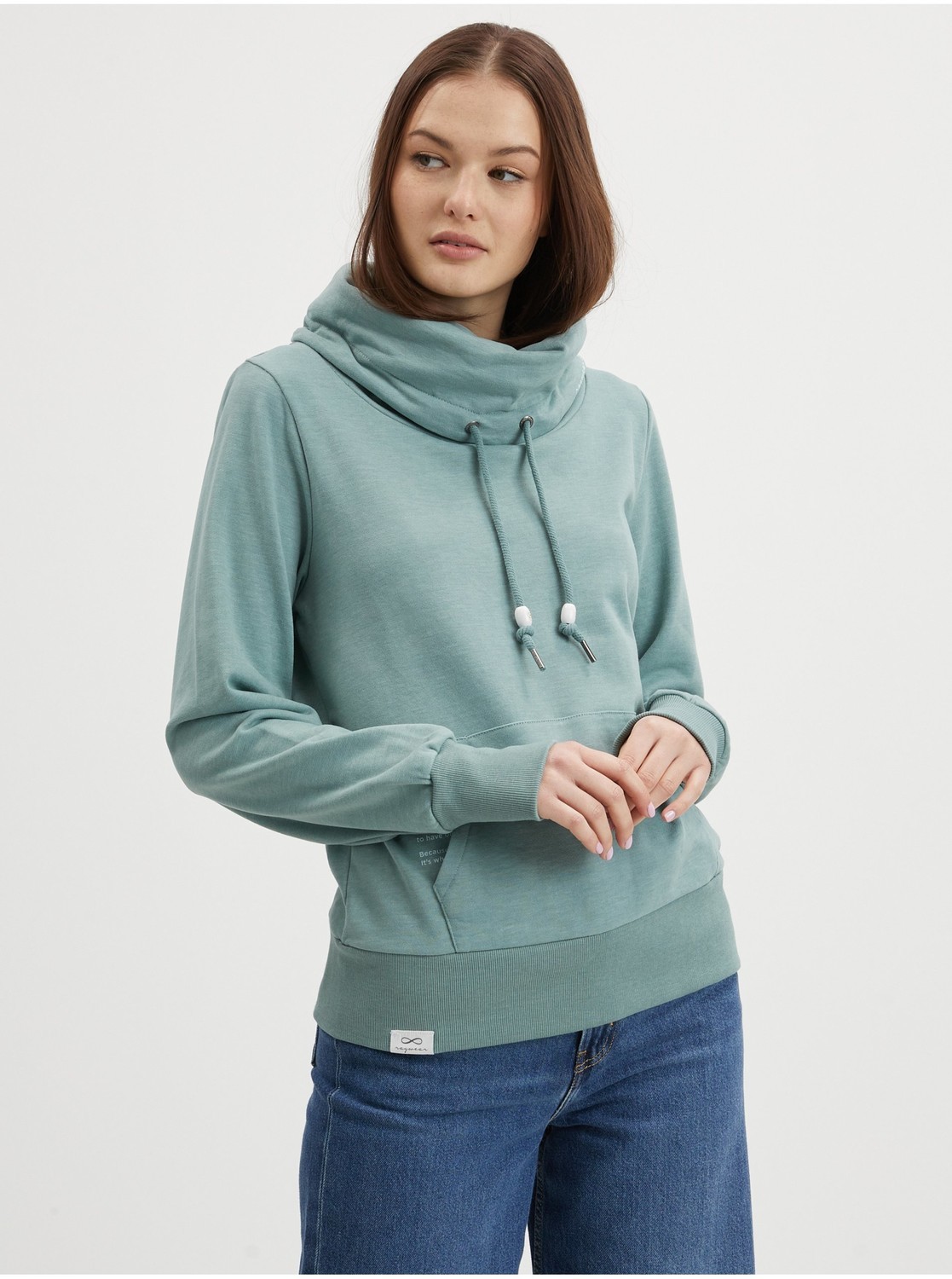 Mentolová dámska mikina Ragwear Annika