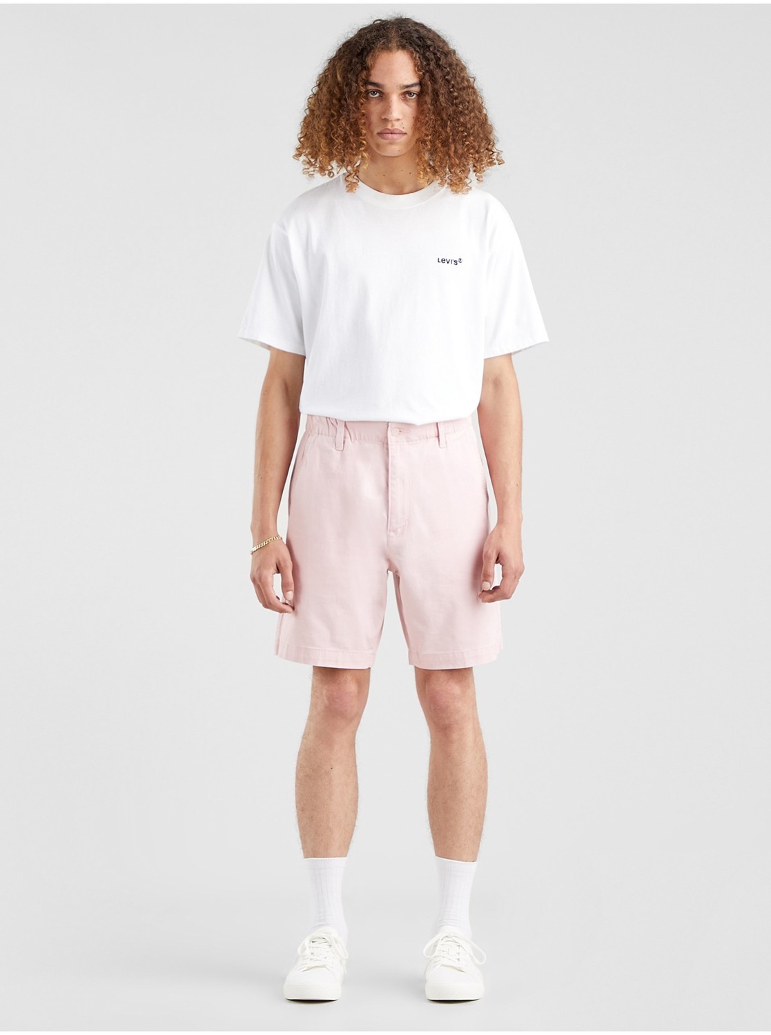Svetloružové pánske chino šortky Levi's®