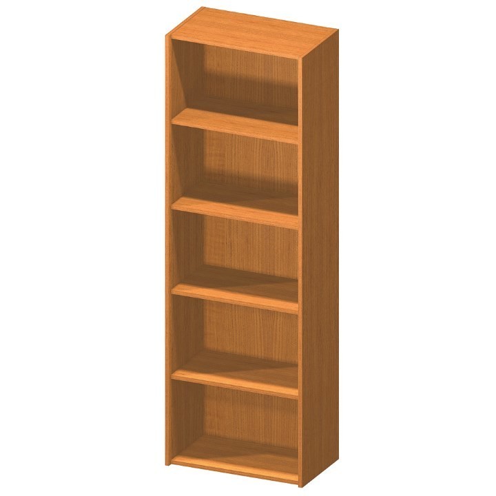 KONDELA Tempo Asistent New 1 regál čerešňa