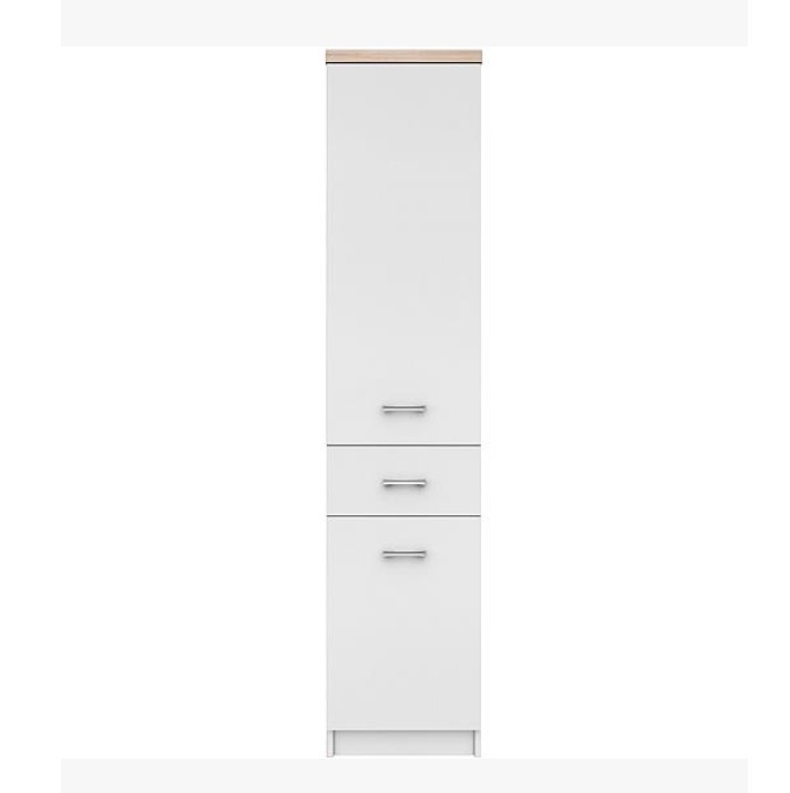 KONDELA Topty Typ 5 regál biela / dub sonoma