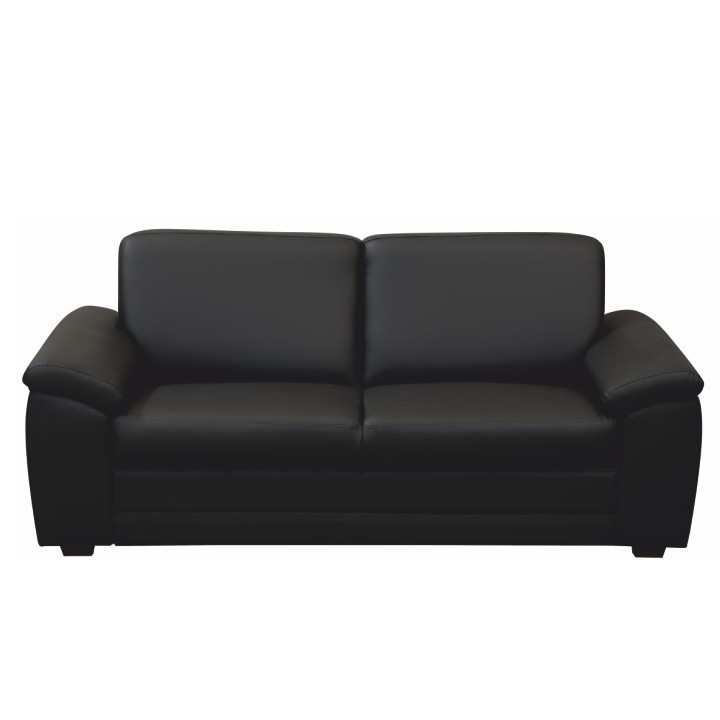 KONDELA Biter trojsedačka čierna