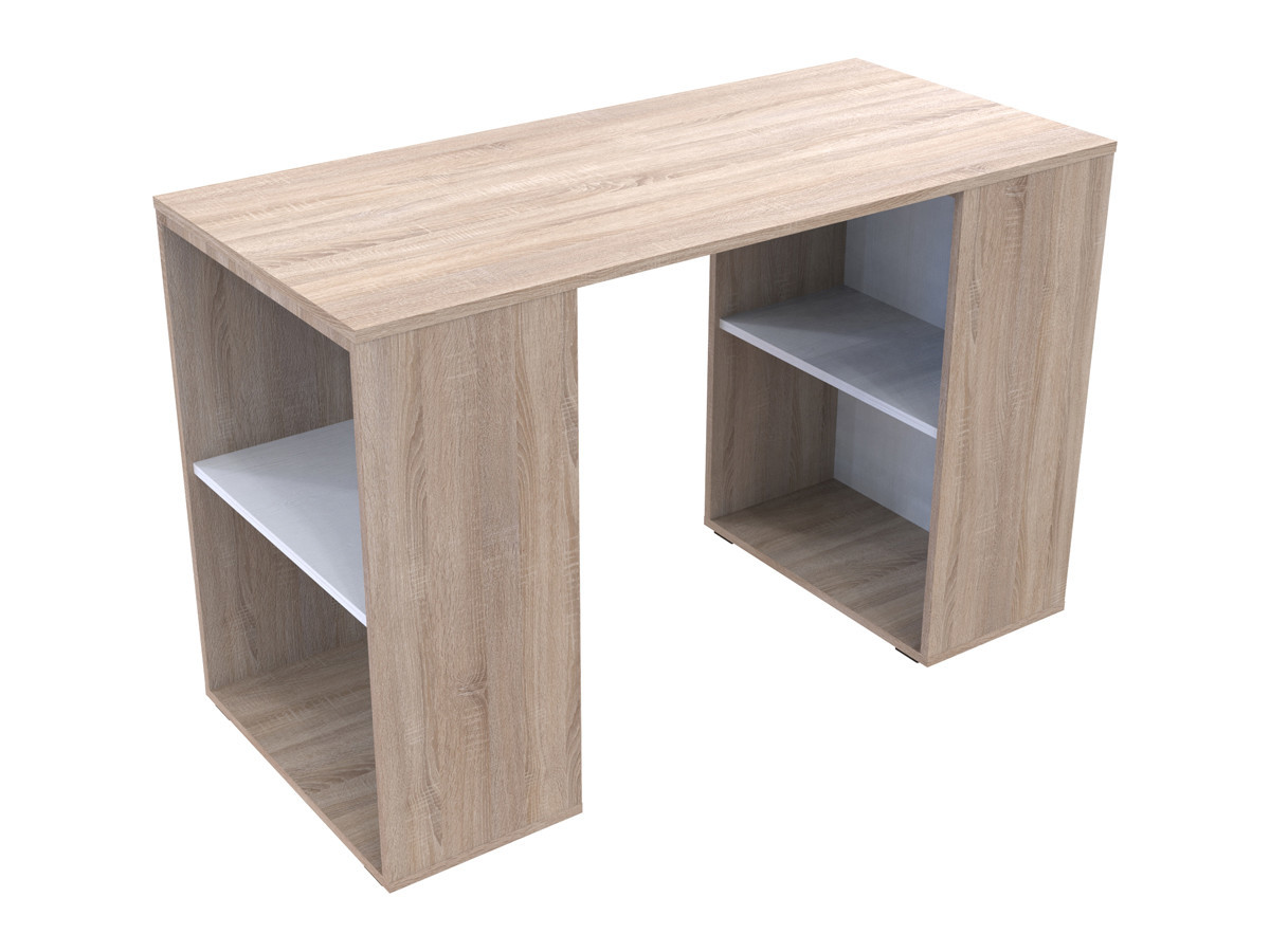 NABBI Talent T4 písací stôl dub sonoma / biela