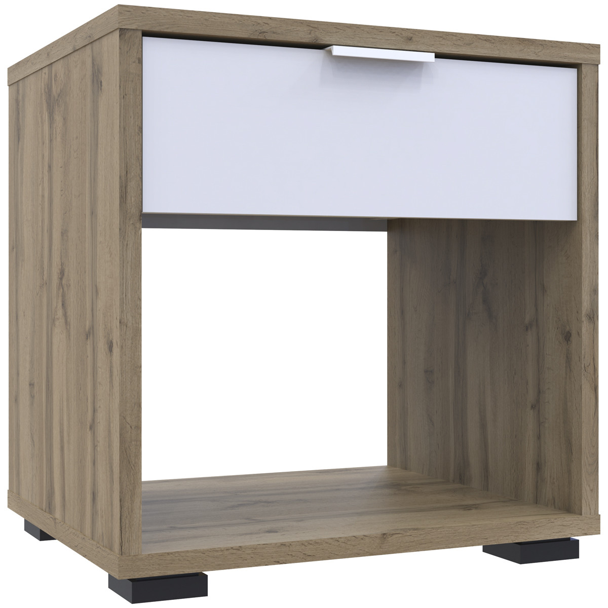 NABBI Nosen N2 nočný stolík dub tahoe / biela