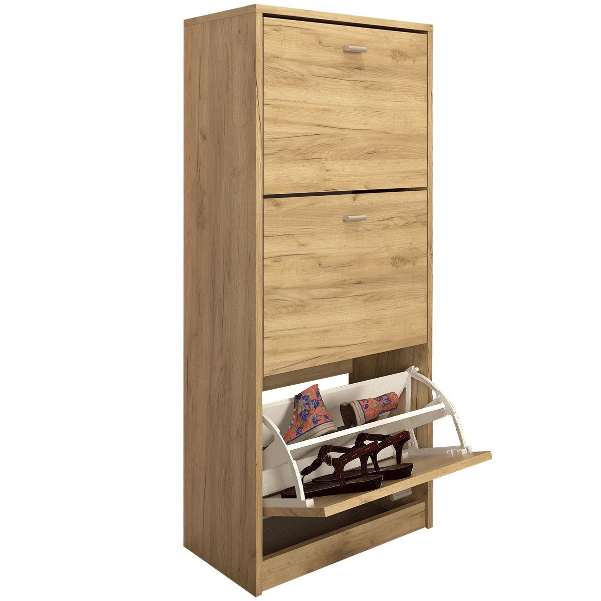 KONDELA Vivat New Typ 2 botník (skrinka na topánky) dub artisan