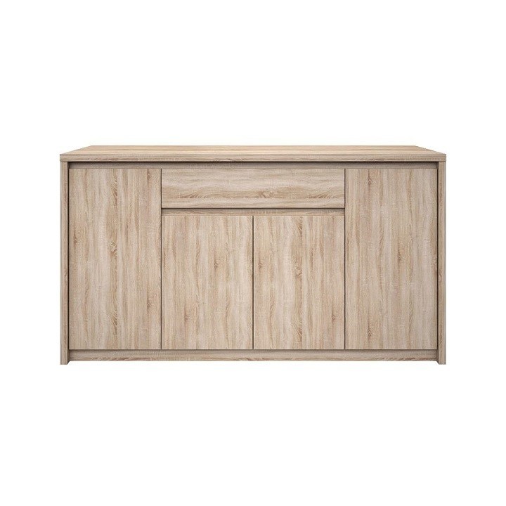 KONDELA Norty Typ 11 štvordverová komoda dub sonoma