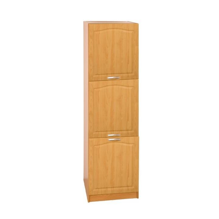 KONDELA Lora MDF New S40/210/57 L potravinová skriňa jelša