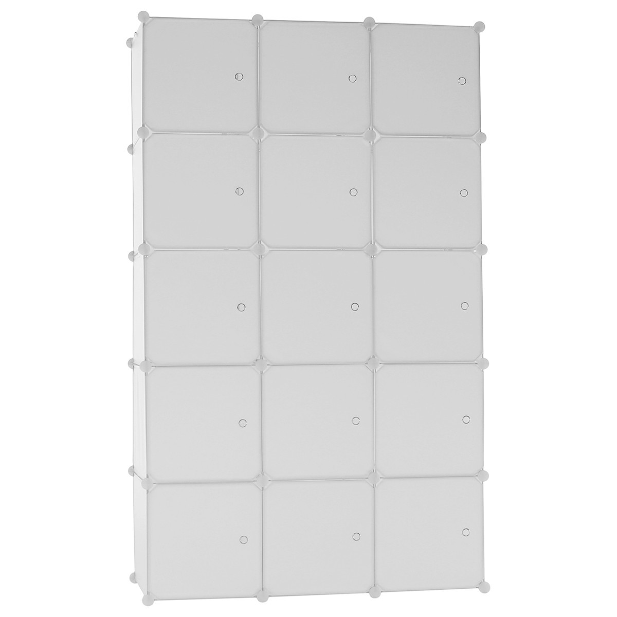 KONDELA Zalvo multifunkčná modulárna skriňa biela