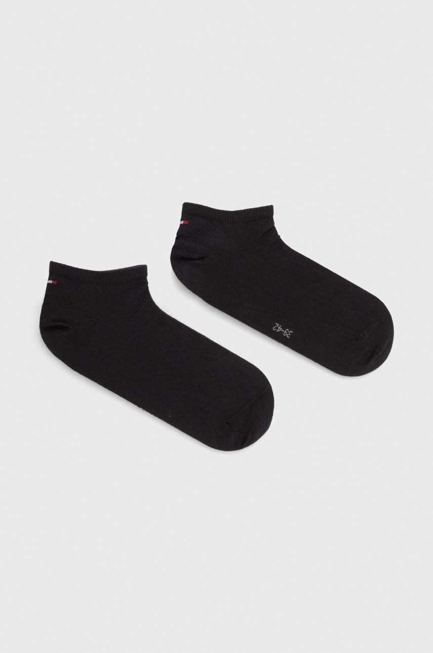 Ponožky Tommy Hilfiger 6-pak pánske, čierna farba