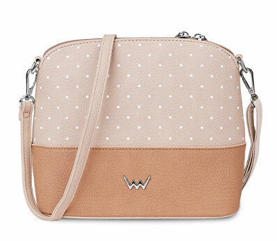 Vuch Dámska crossbody kabelka Cara Dotty Creme
