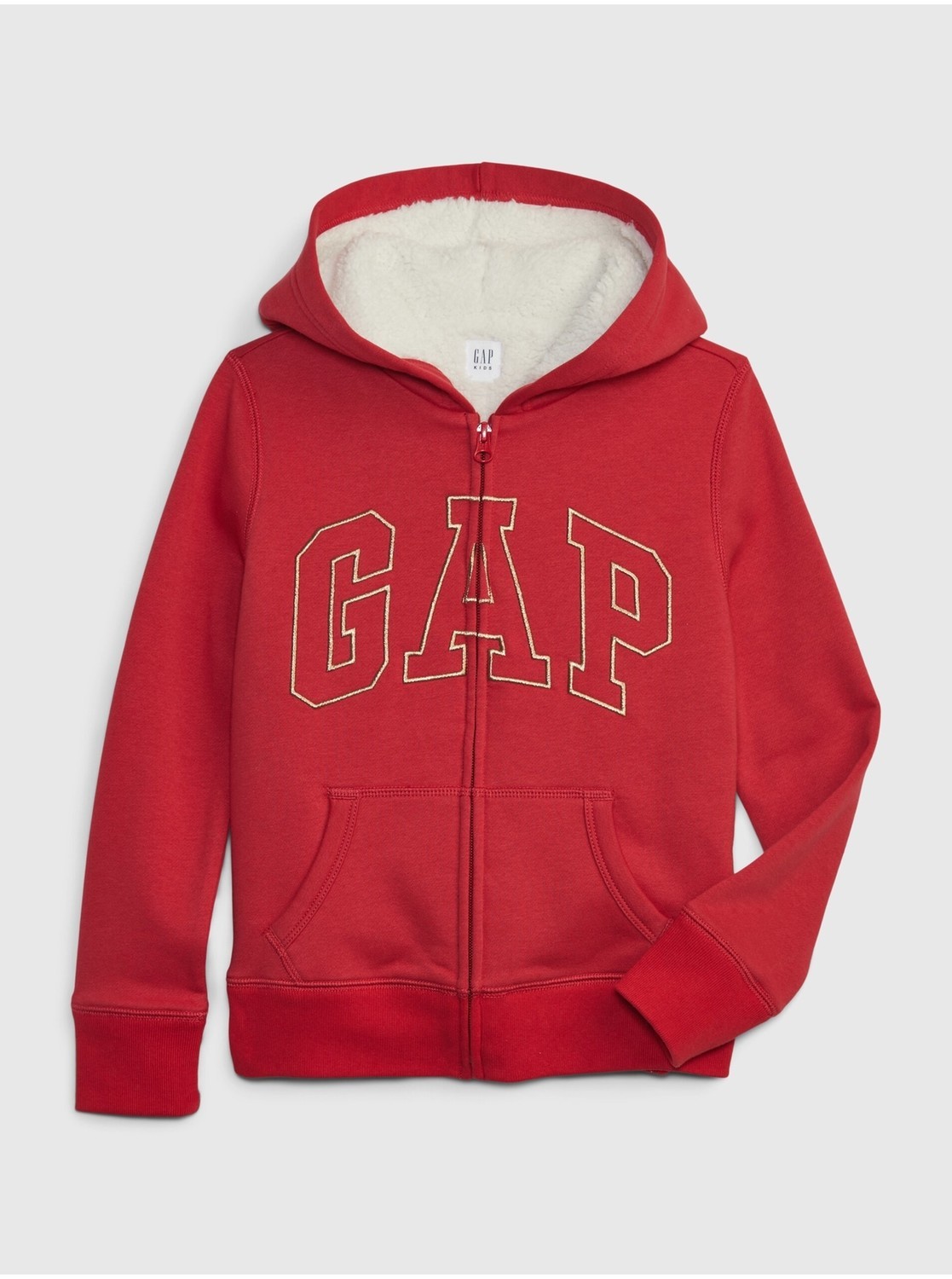 Červená dievčenská mikina GAP